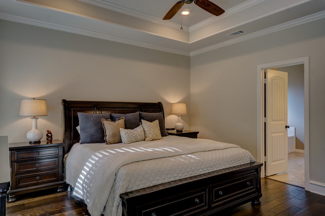 bedroom, real estate, interior design
